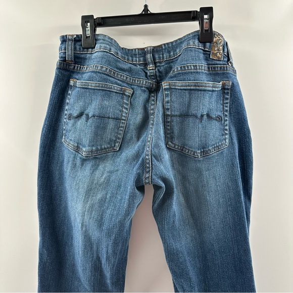 American Rag Vintage Y2K Bootcut Jeans – Low Rise, Medium/Dark Wash, Size 11S - Picture 8 of 10